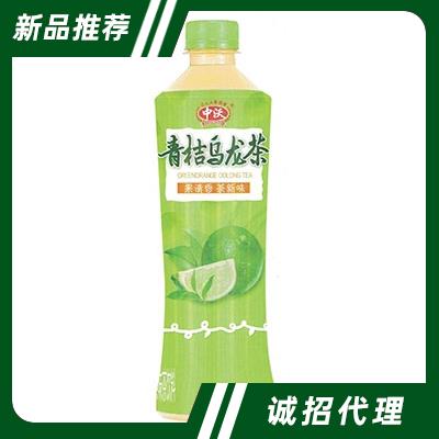 中沃果味茶青桔烏龍茶530ml