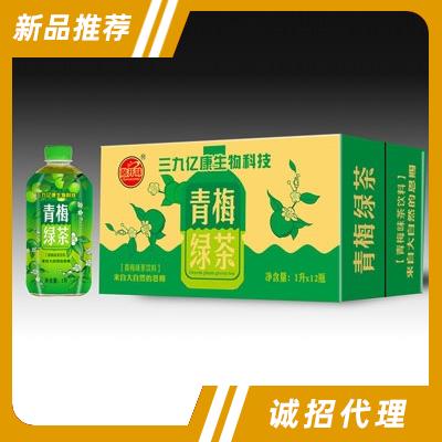 敞開味青梅綠茶1升箱裝
