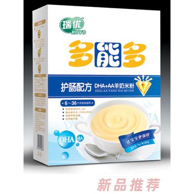 瑞優(yōu)多能多DHA+AA羊奶米粉