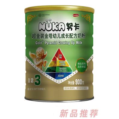 努卡超金裝金塔幼兒成長配方奶粉3段聽