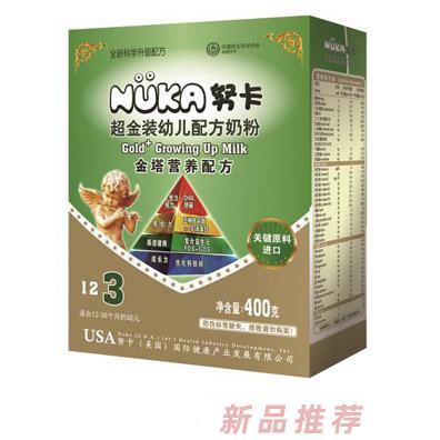 努卡超金裝金塔幼兒配方奶粉3段盒