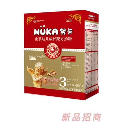 努卡金裝免疫幼兒成長配方奶粉3段盒