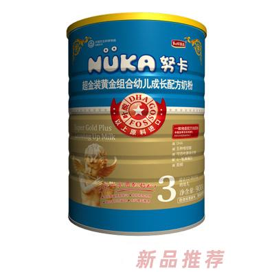 努卡超金裝黃金組合幼兒配方奶粉3段聽