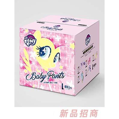 小馬寶莉魔力臻柔嬰兒一體褲L48 3包