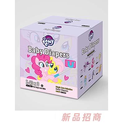 小馬寶莉魔力臻芯嬰兒紙尿褲L40 3包