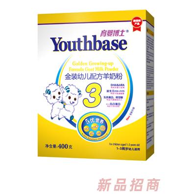 育嬰博士金裝羊奶粉盒裝3段（400G）