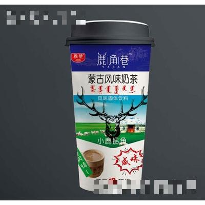 小鹿拐角手工熱現(xiàn)泡奶茶