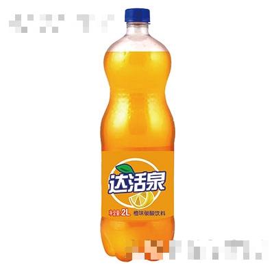 達(dá)活泉橙味碳酸飲料2L