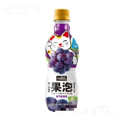 旭海太果泡微氣泡葡萄含氣復合果汁飲料380ML