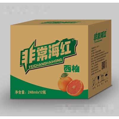 非常海紅西柚碳酸飲料