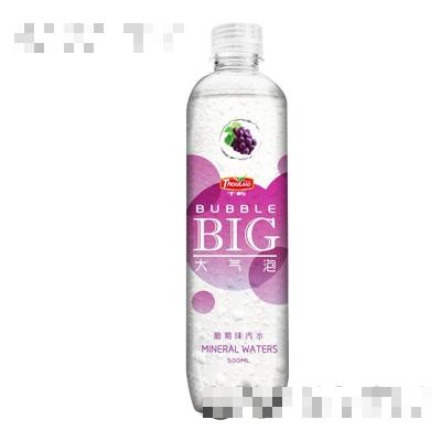 千嶼大氣泡葡萄味汽水500ml
