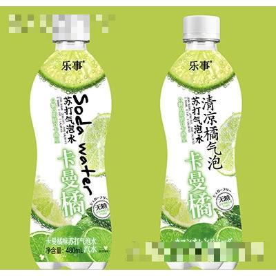 樂事蘇打氣泡水卡曼橘味480ml