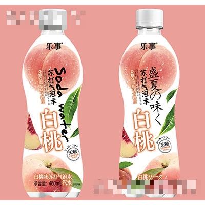 樂事蘇打氣泡水白桃味480ml