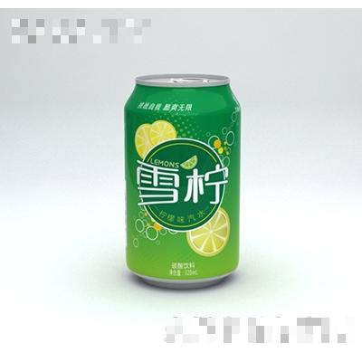 藍(lán)都雪檸檸檬味汽水320ml