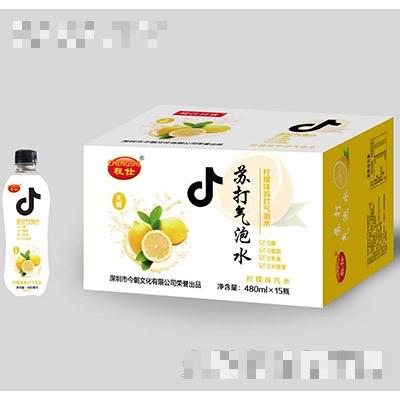 程仕檸檬味蘇打氣泡水480mlx15