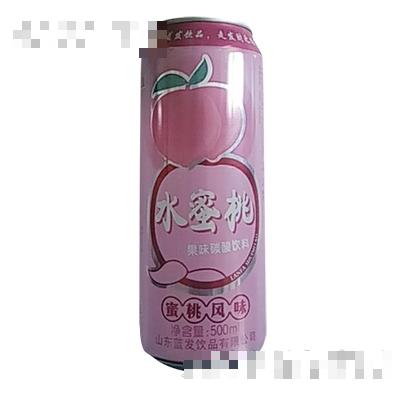 水蜜桃碳酸飲料500ml