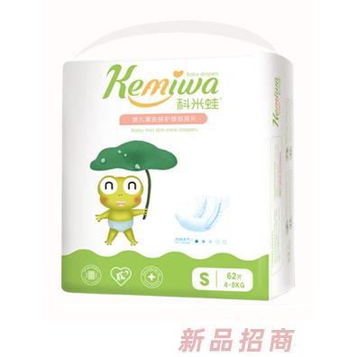 科米蛙嬰兒薄皮膚護(hù)理紙尿片S