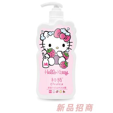 Hello Kitty初酷草莓牛奶滋養(yǎng)洗發(fā)露 400ml