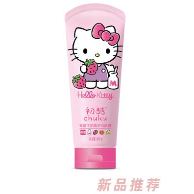 Hello Kitty初酷草莓牛奶柔護(hù)潤膚露 200g