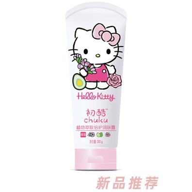 Hello Kitty初酷植物萃取倍護(hù)潤膚露 200g