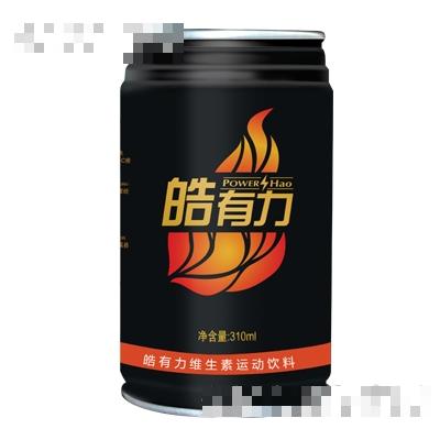 皓有力維生素運(yùn)動(dòng)飲料310ml（黑）