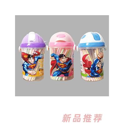 超人150克杯裝吸管糖