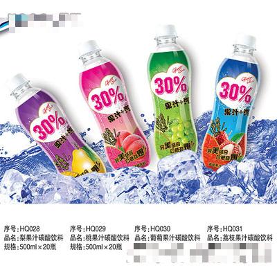 梨-桃-葡萄-荔枝碳酸飲料（500ml×20瓶）