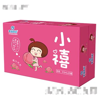 315mlx20罐天潤(rùn)真露小禧桃汁汽水箱裝