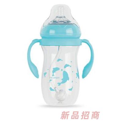 多了趣高硼硅玻璃奶瓶（淺藍色大）