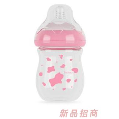 多了趣高硼硅玻璃奶瓶（淺紅色小）