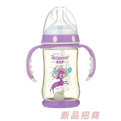 迪樂(lè)夢(mèng)PPSU奶瓶240ml紫色
