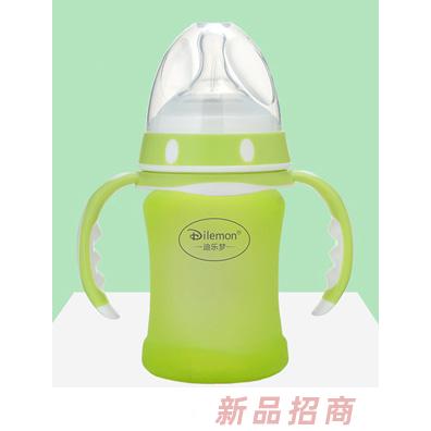 迪樂夢(mèng)高鵬硅玻璃奶瓶5046綠色
