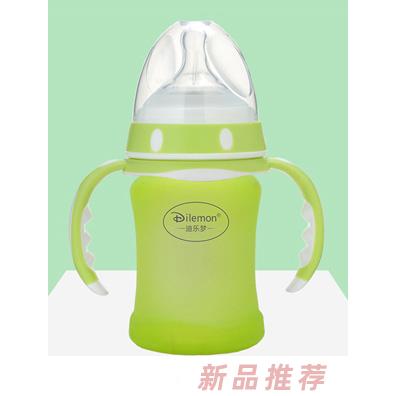 迪樂夢(mèng)高鵬硅玻璃奶瓶5045綠色