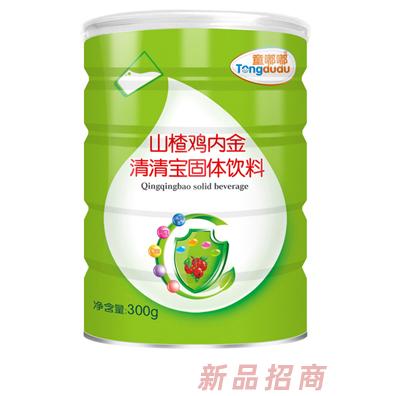 童嘟嘟山楂雞內(nèi)金清清寶固體飲料 聽裝