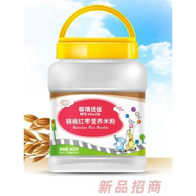 每琪優(yōu)佳營養(yǎng)米粉桶裝800g-核桃紅棗