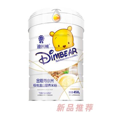 迪米熊金胚芽小米營(yíng)養(yǎng)米粉-淮山核桃罐裝