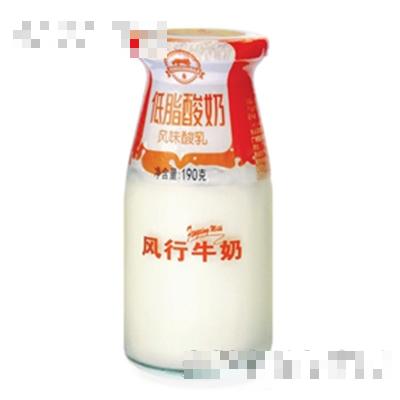 風(fēng)行低脂酸奶瓶裝190g