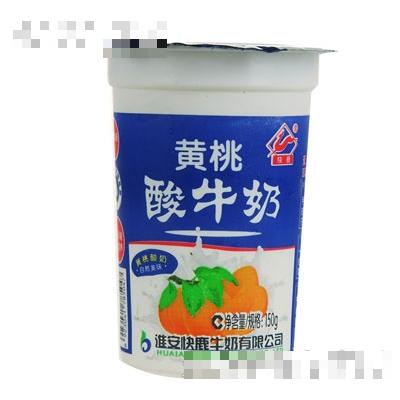 快鹿黃桃酸奶