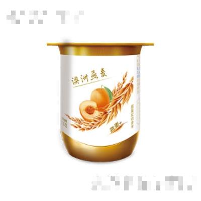 蒙牛冠益乳圓周杯燕麥黃桃