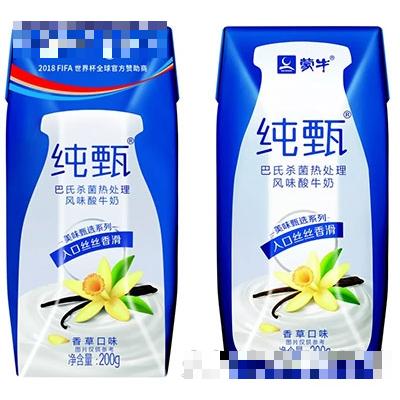 蒙牛純甄酸牛奶香草風味200g