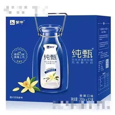 蒙牛純甄酸牛奶香草風味