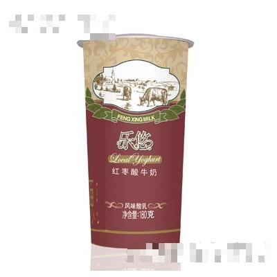 樂悠紅棗酸奶180g