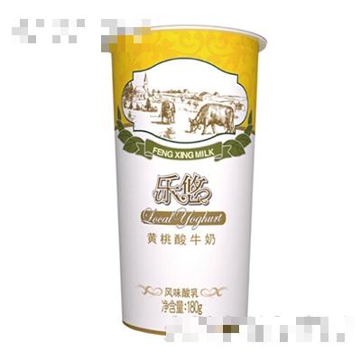 尊享版樂悠黃桃酸牛奶180g