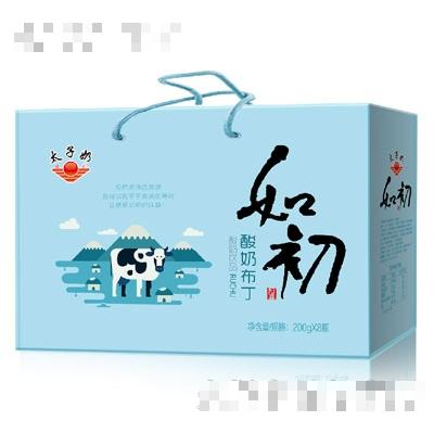 太子奶如初酸奶布丁200gX8瓶