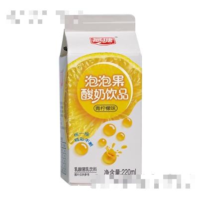 220g盒裝檸檬泡泡果酸奶
