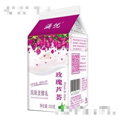 220g涌優(yōu)玫瑰蘆薈酸奶