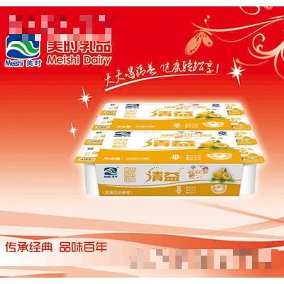 98mlx8杯美時(shí)清益八連杯發(fā)酵酸奶(黃桃味)
