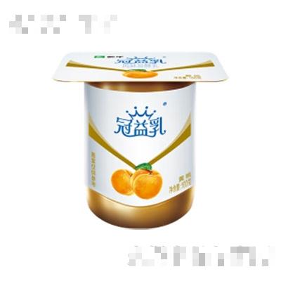 蒙牛冠益乳圓周杯黃桃味