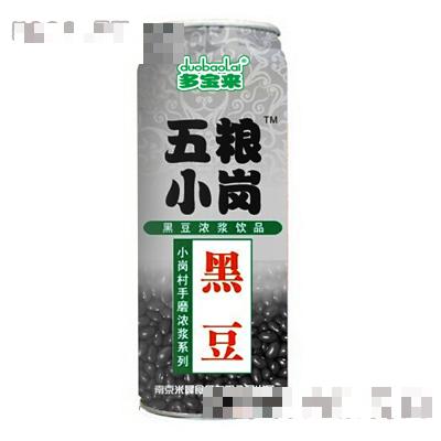 多寶來五糧小崗黑豆?jié)鉂{飲品