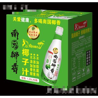 1.25Lx6瓶南國(guó)椰香椰子汁